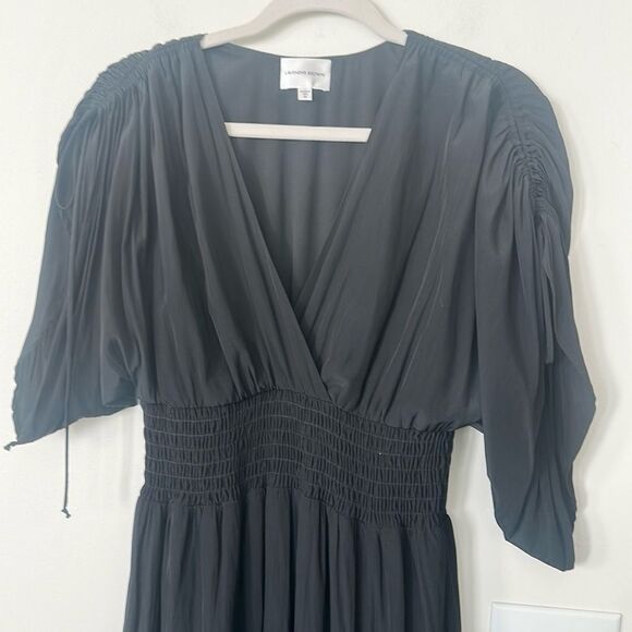 Lavender Brown Black Davina Maxi Dress M - Picture 4 of 10